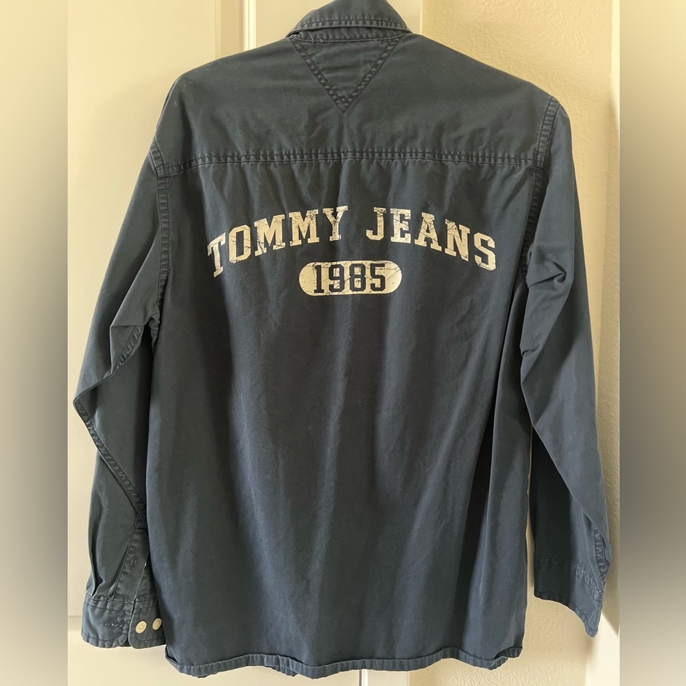 Vintage Tommy Jeans 1985 Navy Blue Shirt